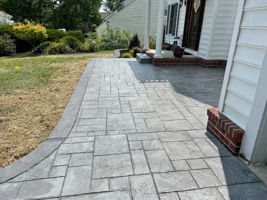 Why Choose Stamped Concrete, Orange